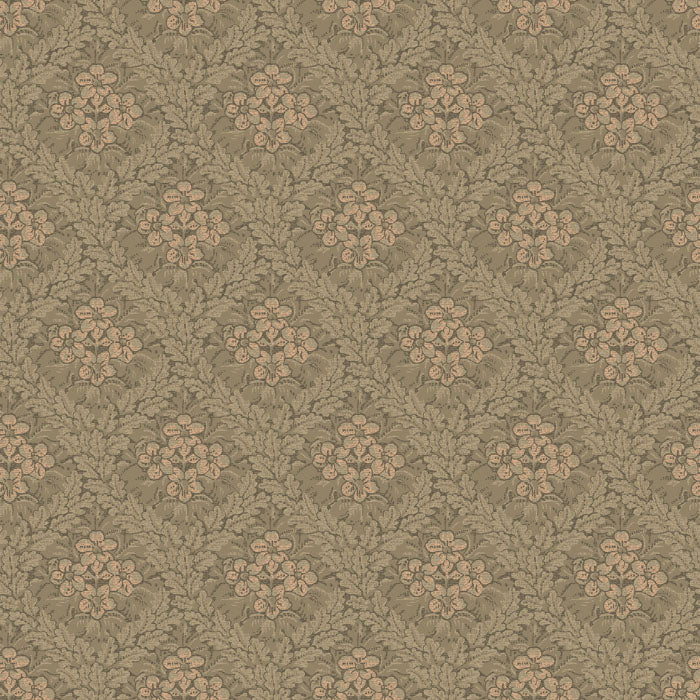 Beige Botanisch - DU01-0098 - Image1 - Gammalsvenska Papper - 098-01