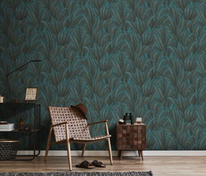 Turquoise Botanisch - ER19-0371 - Image3 - Fashion for Walls 4 - 1037119