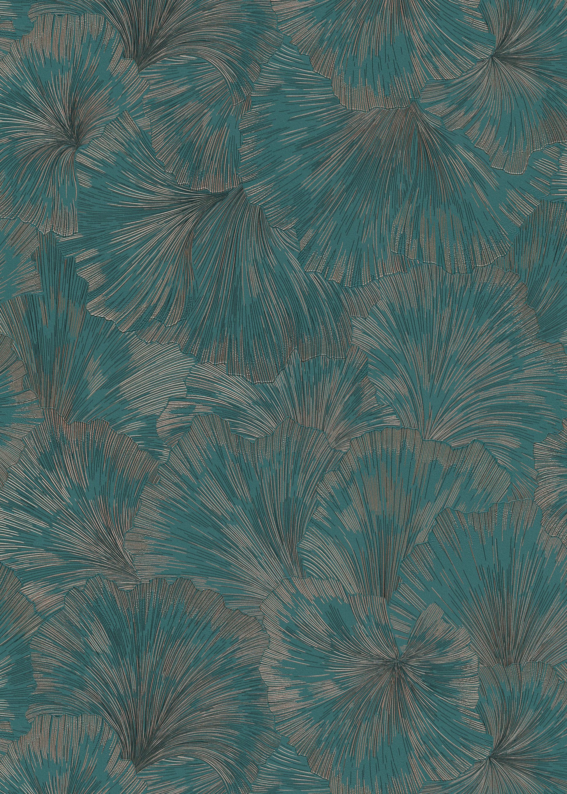 Turquoise Botanisch - ER19-0373 - Image1 - Fashion for Walls 4 - 1037319