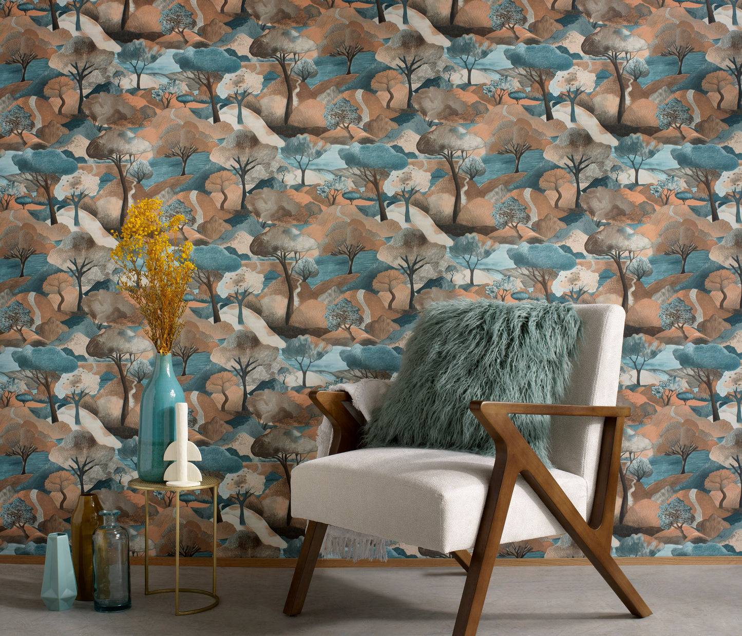 Turquoise Botanisch - ER19-0433 - Image2 - Gentle - 1043319