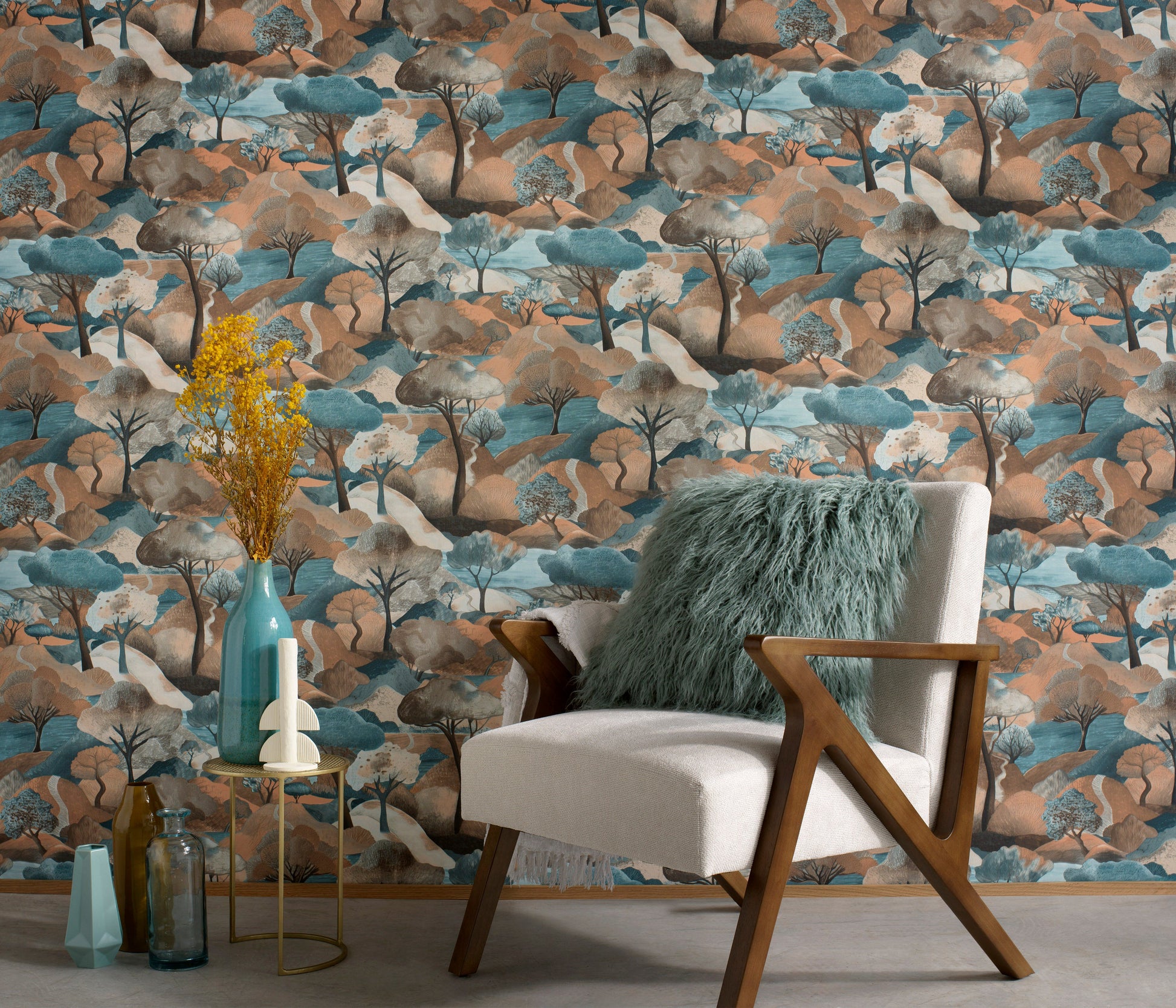 Turquoise Botanisch - ER19-0433 - Image2 - Gentle - 1043319