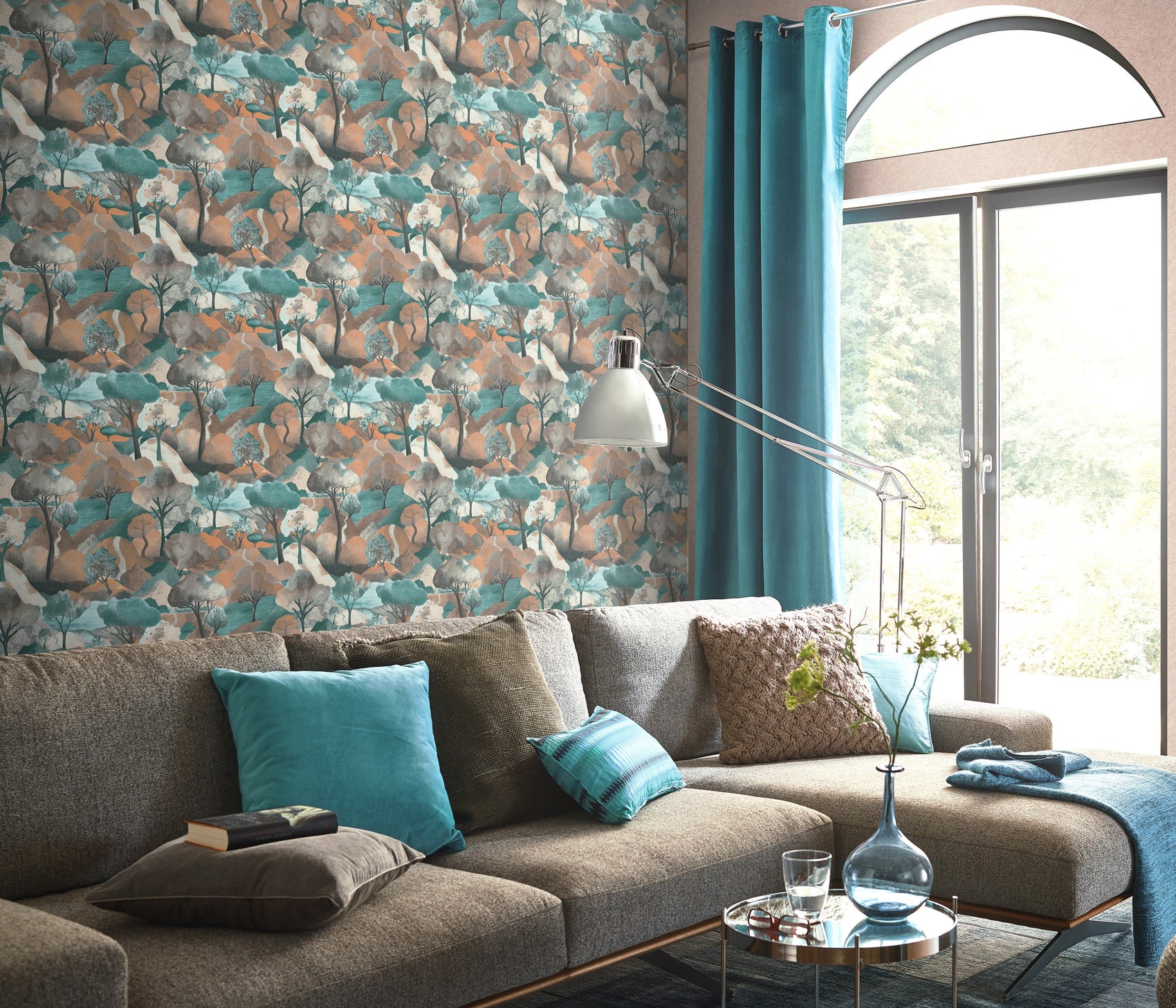 Turquoise Botanisch - ER19-0433 - Image3 - Gentle - 1043319