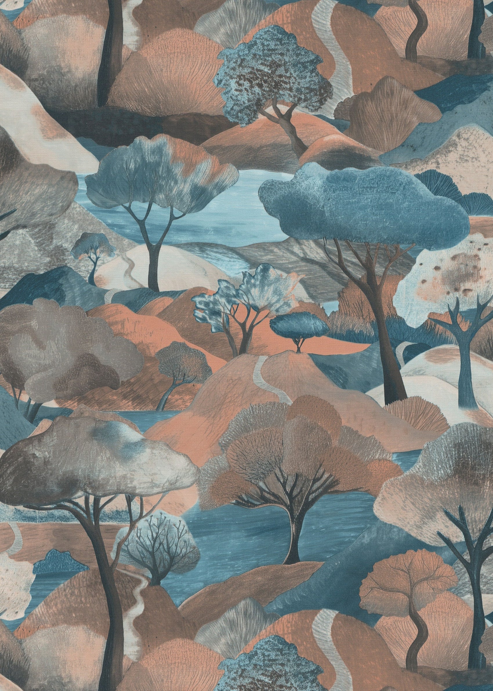 Turquoise Botanisch - ER19-0433 - Image1 - Gentle - 1043319