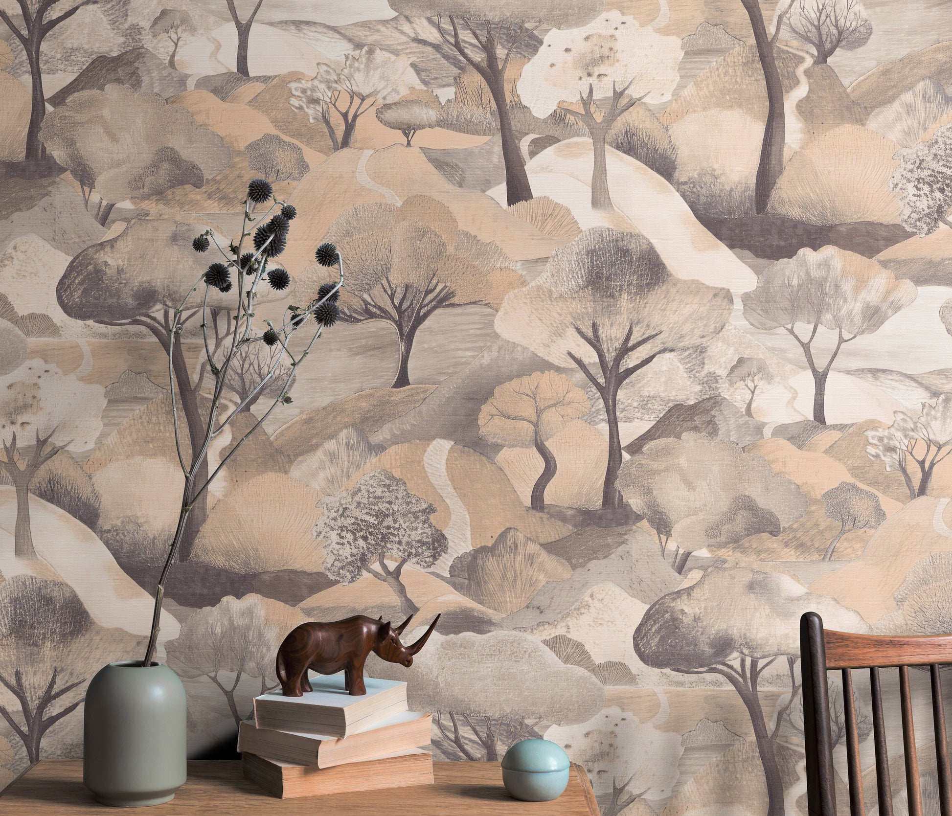Beige Botanisch - ER32-0433 - Image2 - Gentle - 1043332