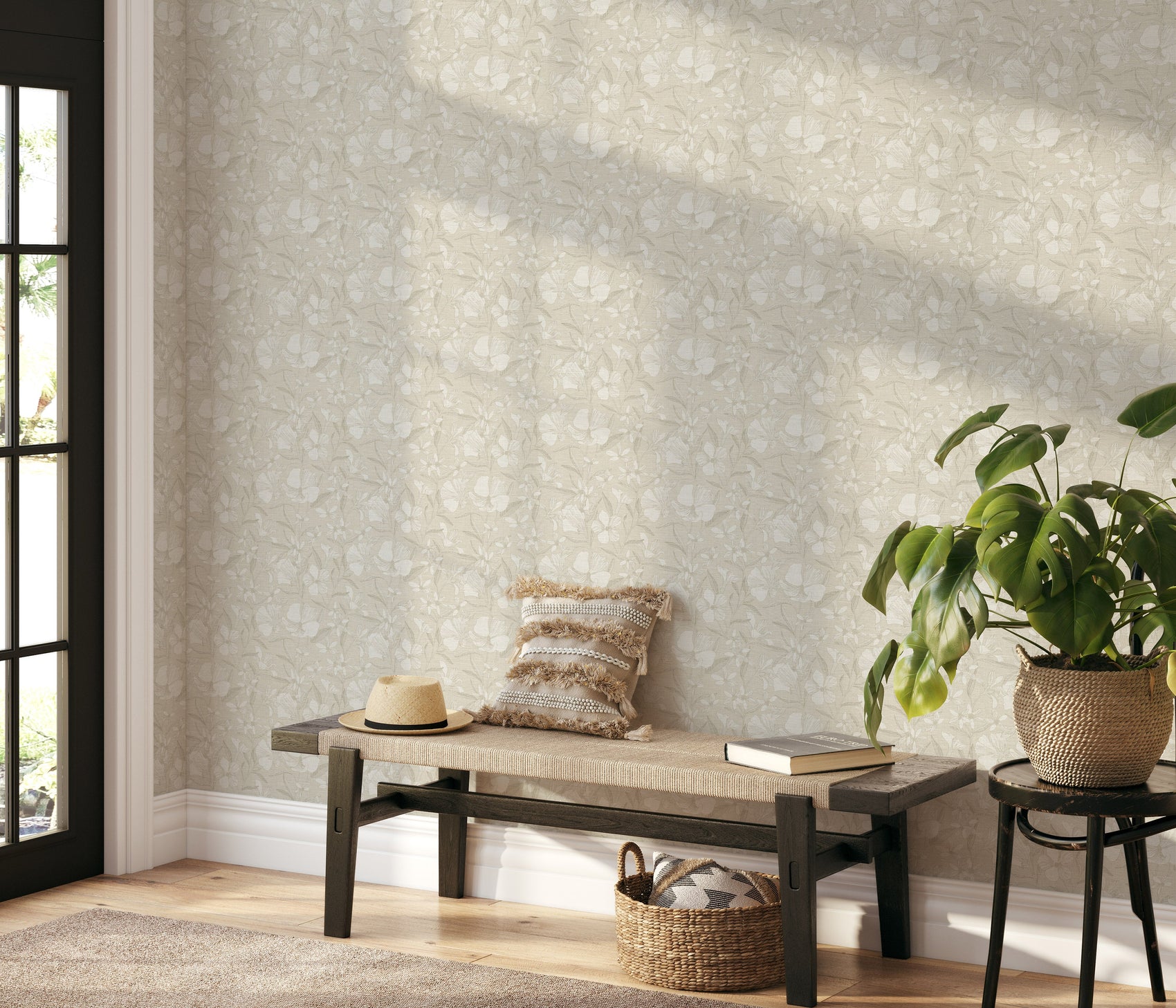 Beige Bloemen - ER32-0519 - Image2 - La Terasse - 1051932