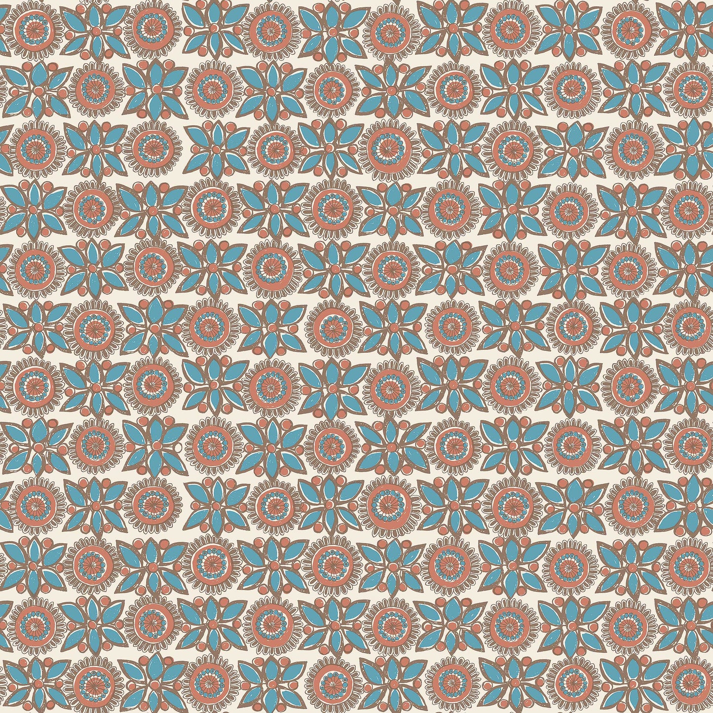 Blauw Bloemen - BS83-0113 - Image1 - Scandinavian Designers - 1383