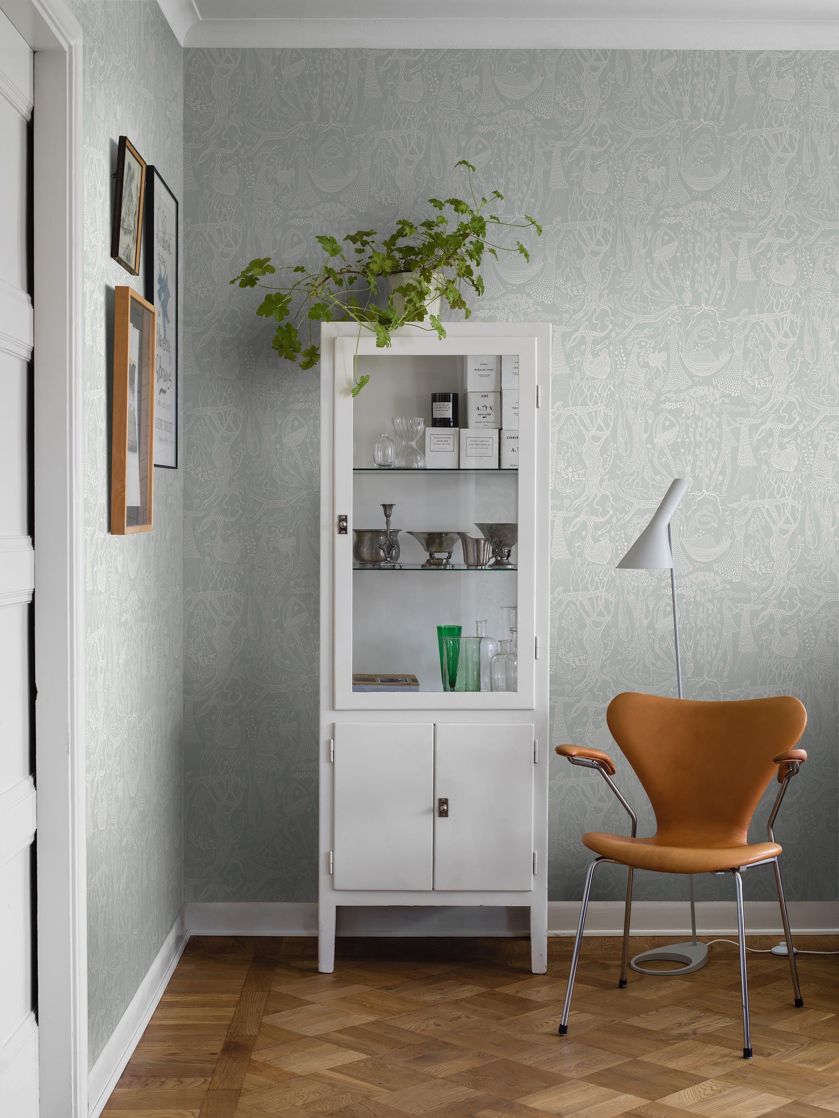 Groen Toile de Jouy - BS61-0117 - Image2 - Scandinavian Designers - 1761