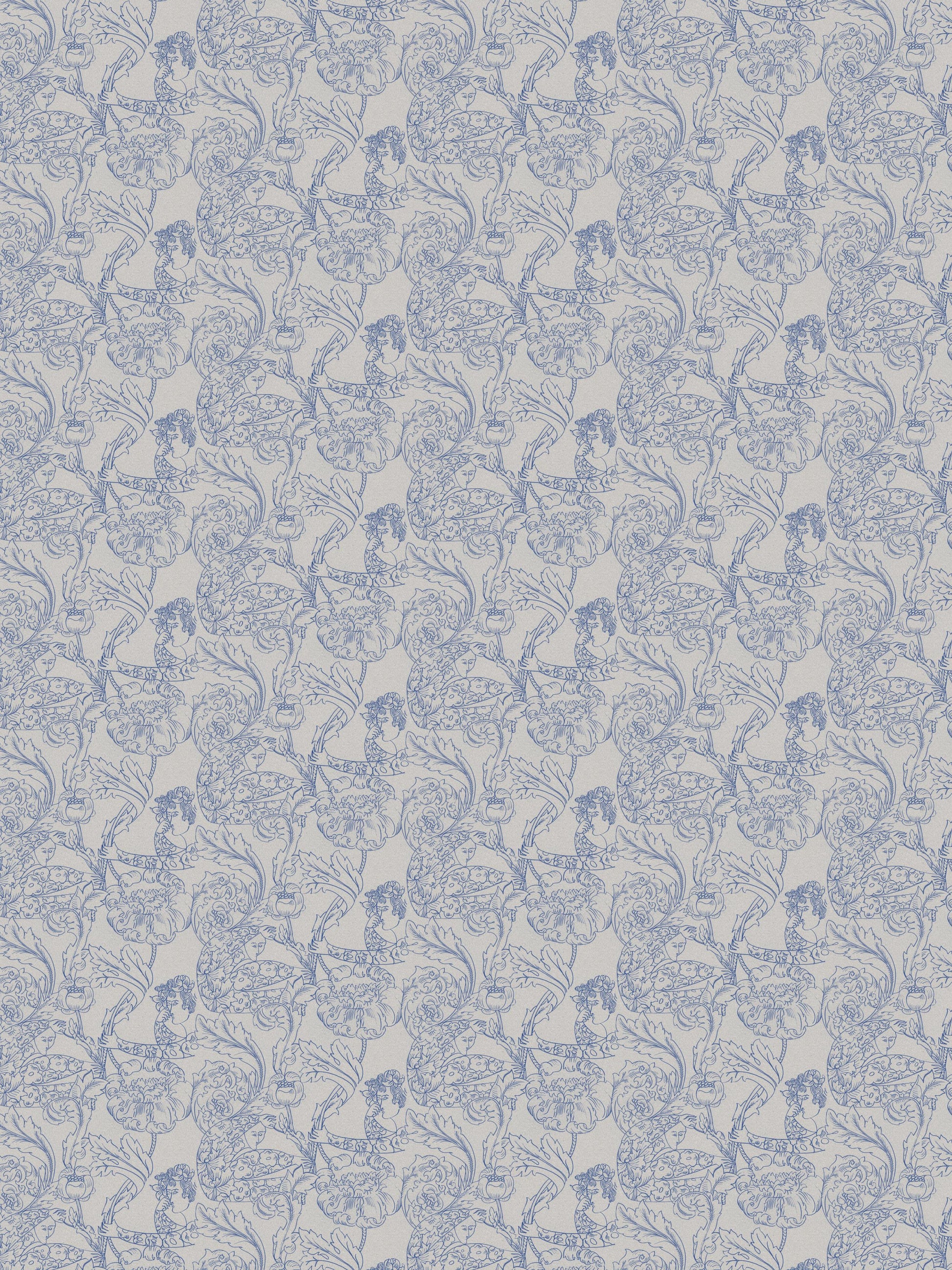 Blauw Bloemen - BS65-0120 - Image4 - Swedish Designers - 2065