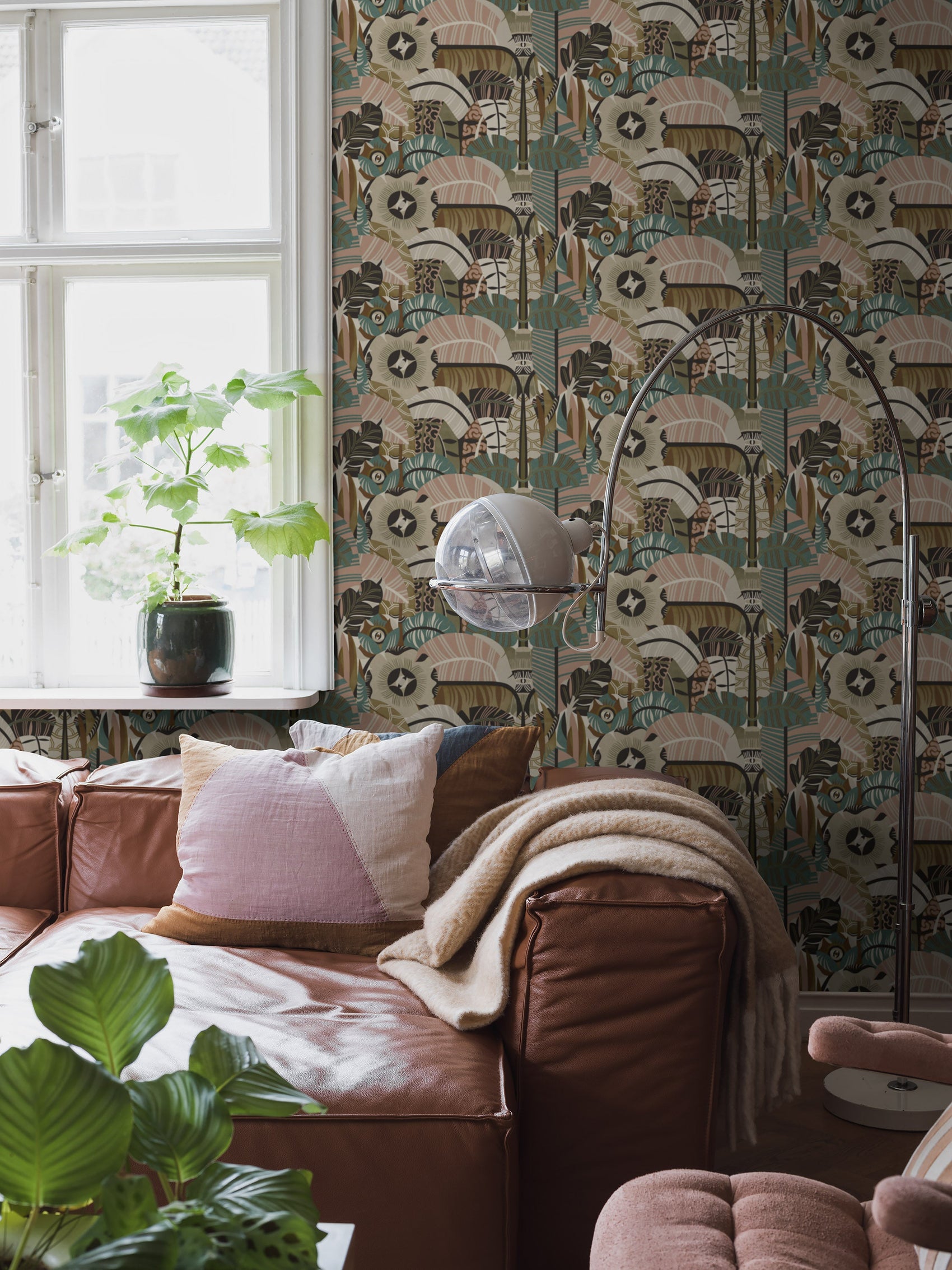 Turquoise Botanisch - BS67-0120 - Image2 - Swedish Designers - 2067