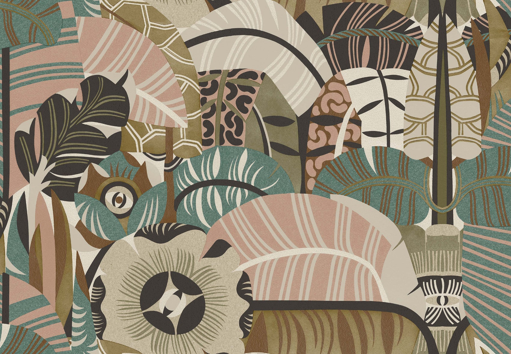 Turquoise Botanisch - BS67-0120 - Image1 - Swedish Designers - 2067