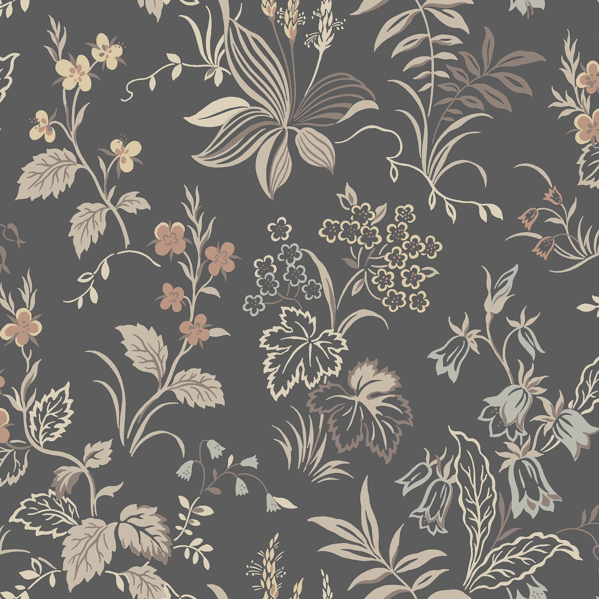 Grijs Botanisch - BS64-0132 - Image1 - Timeless Traditions - 3264