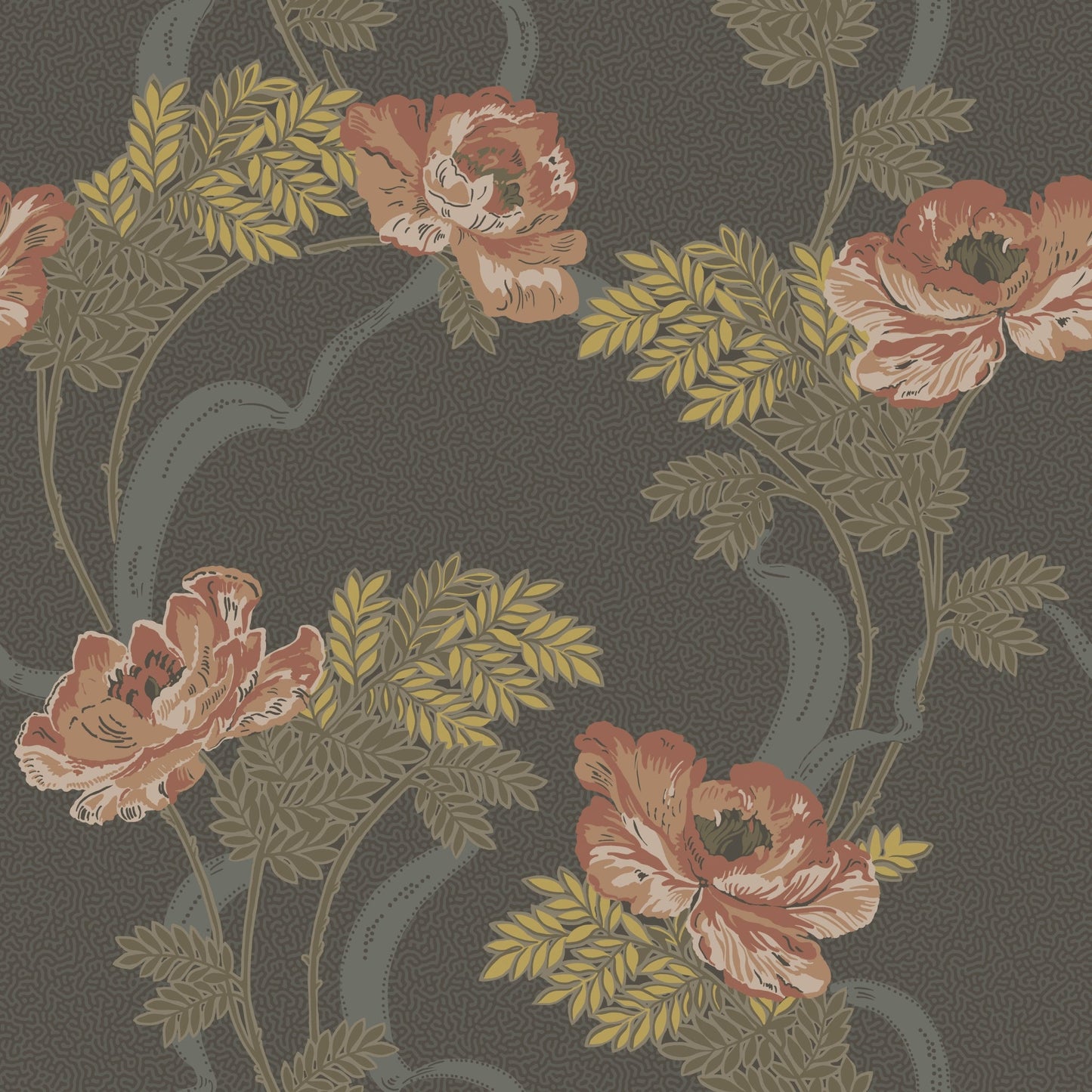 Zwart Bloemen - DU03-0521 - Image1 - Gammalsvenska klassiker - 521-03