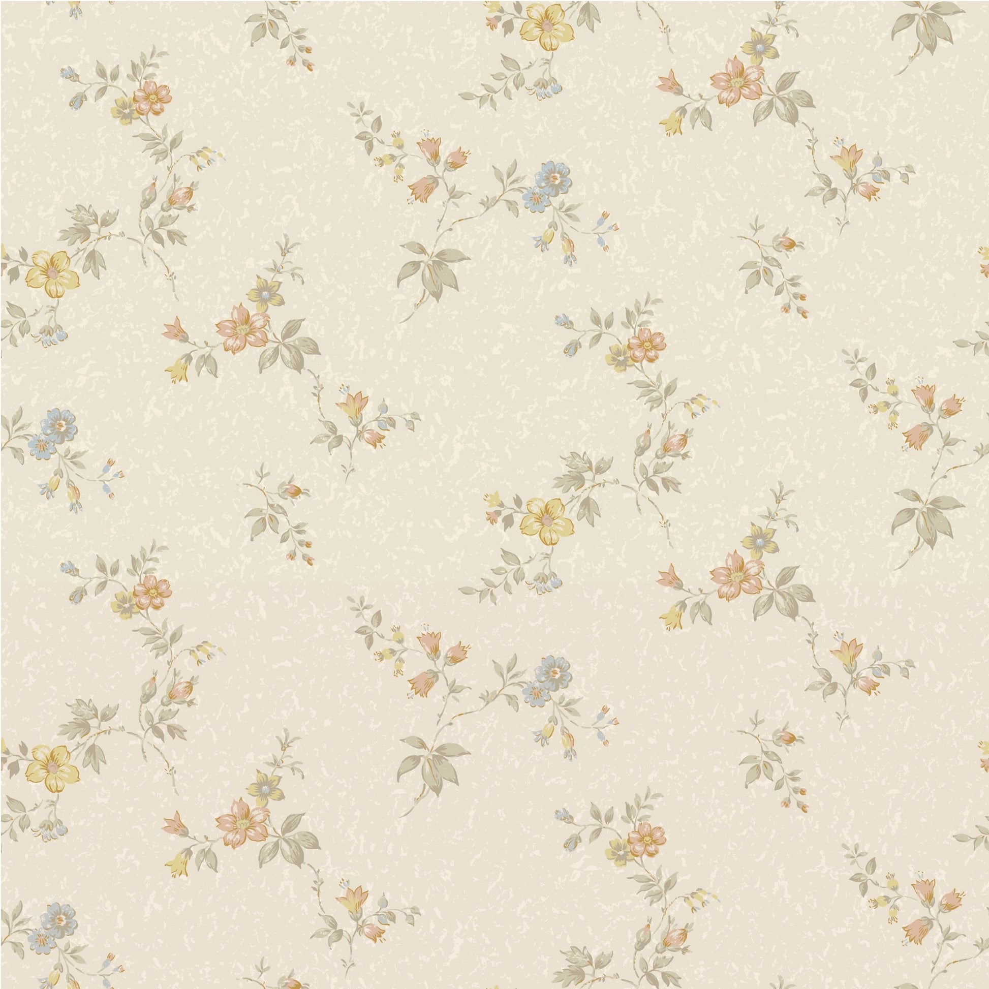 Beige Bloemen - DU02-0525 - Image1 - Gammalsvenska klassiker - 525-02