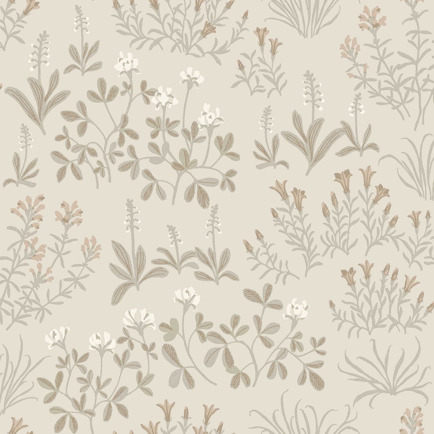 Beige Botanisch - BS05-0158 - Image1 - Nordic Folks - 5805