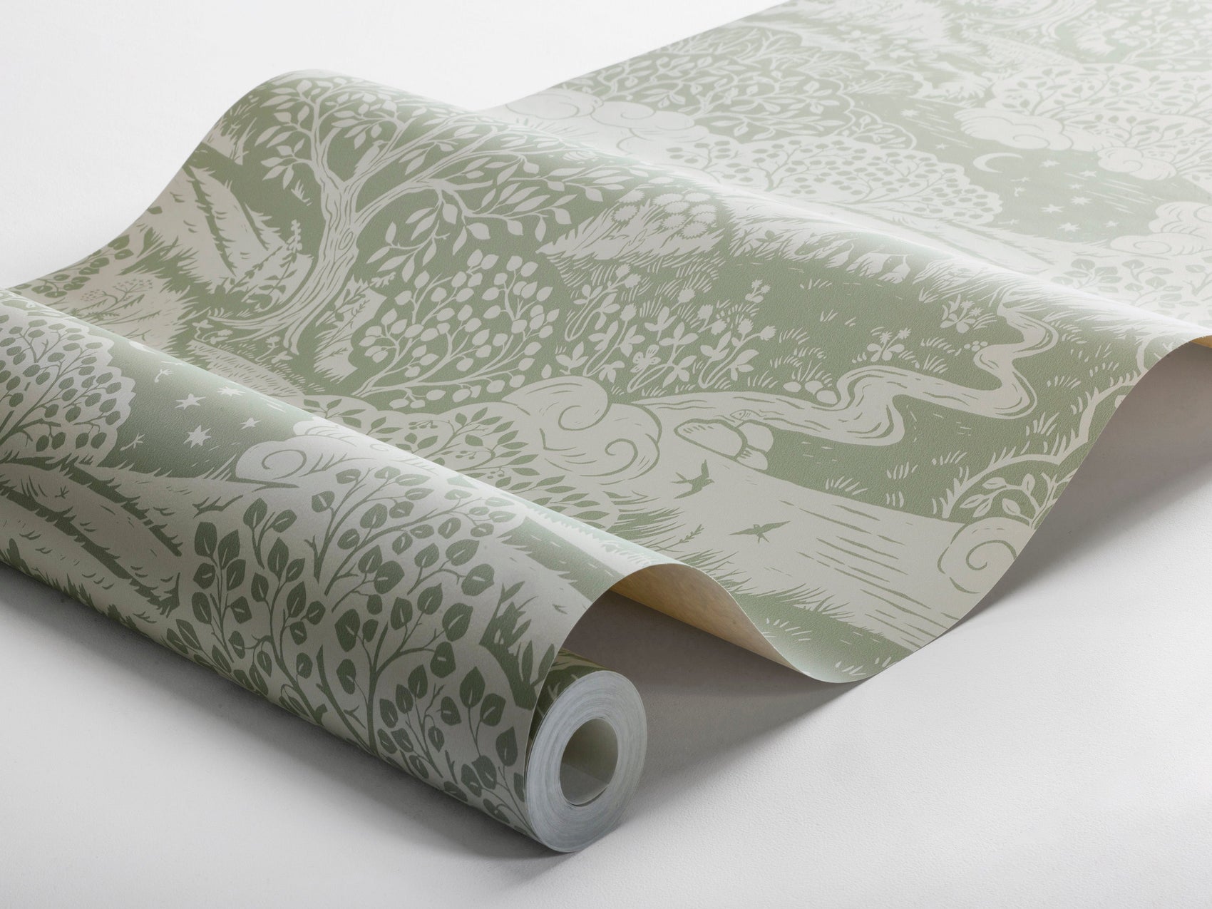 Groen Toile de Jouy - BS30-0158 - Image3 - Nordic Folks - 5830