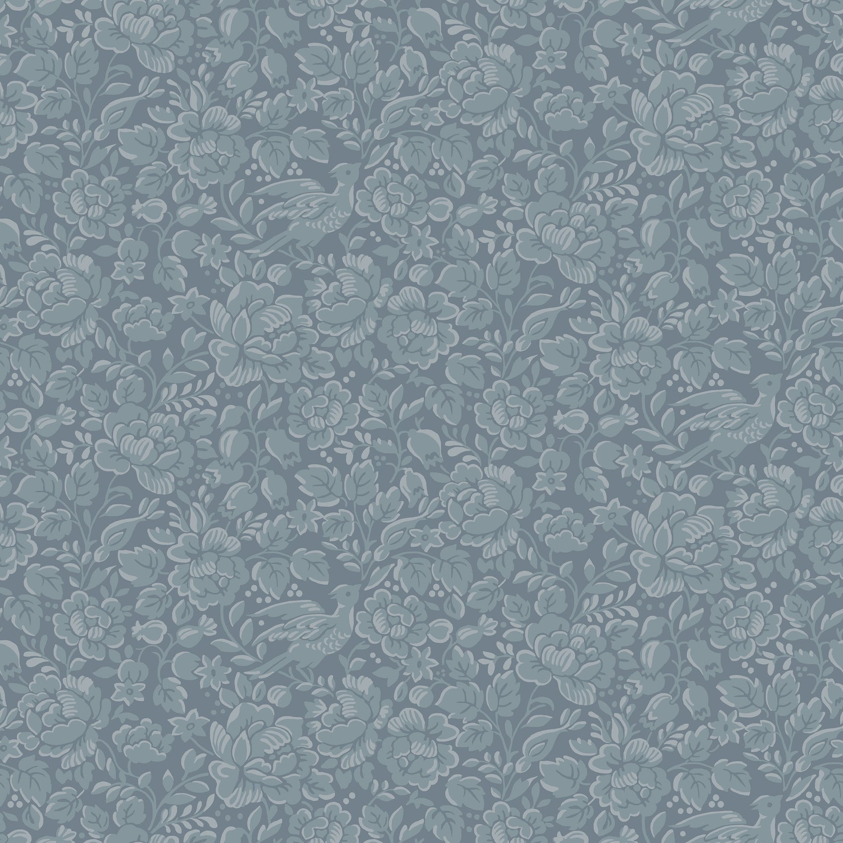Blauw Klassiek - DU03-0678 - Image1 - Blommor & Blad - 678-03