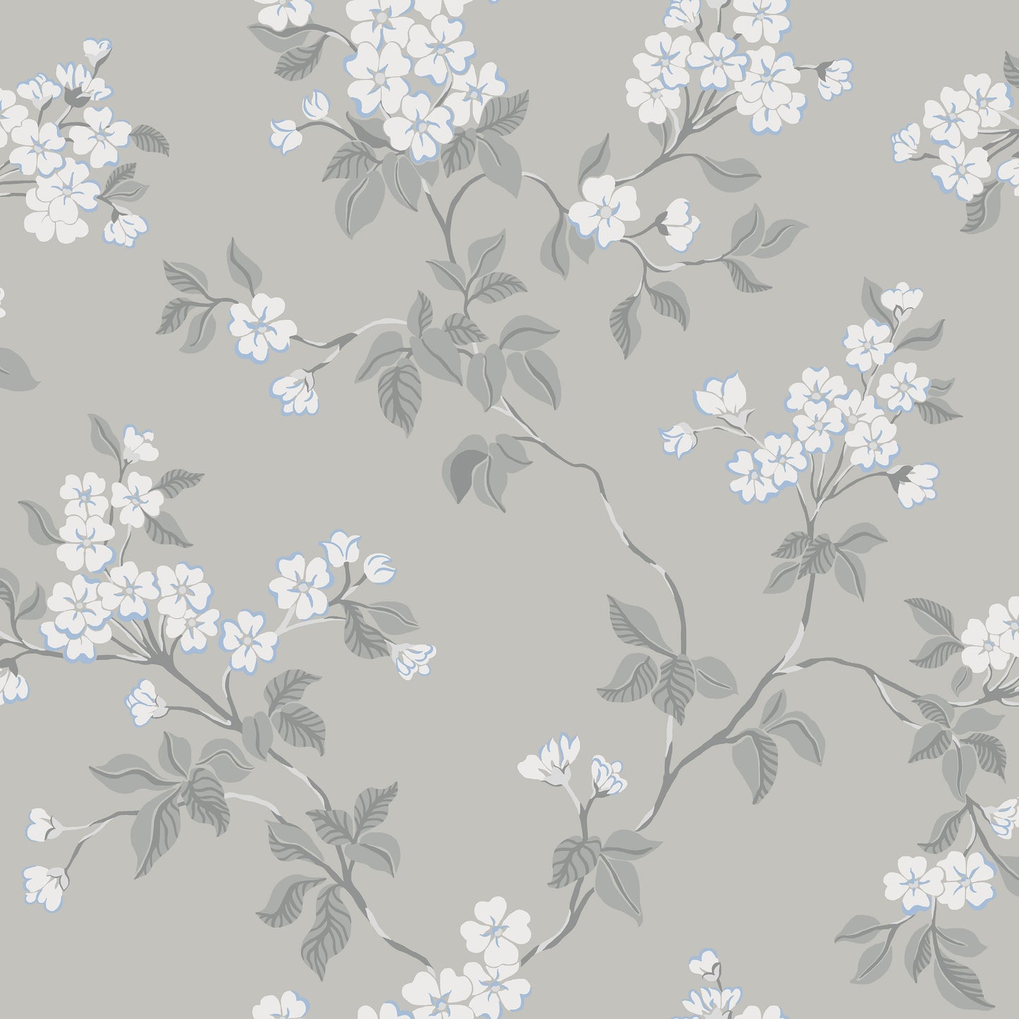 Grijs Botanisch - DU01-0679 - Image1 - Blommor & Blad - 679-01