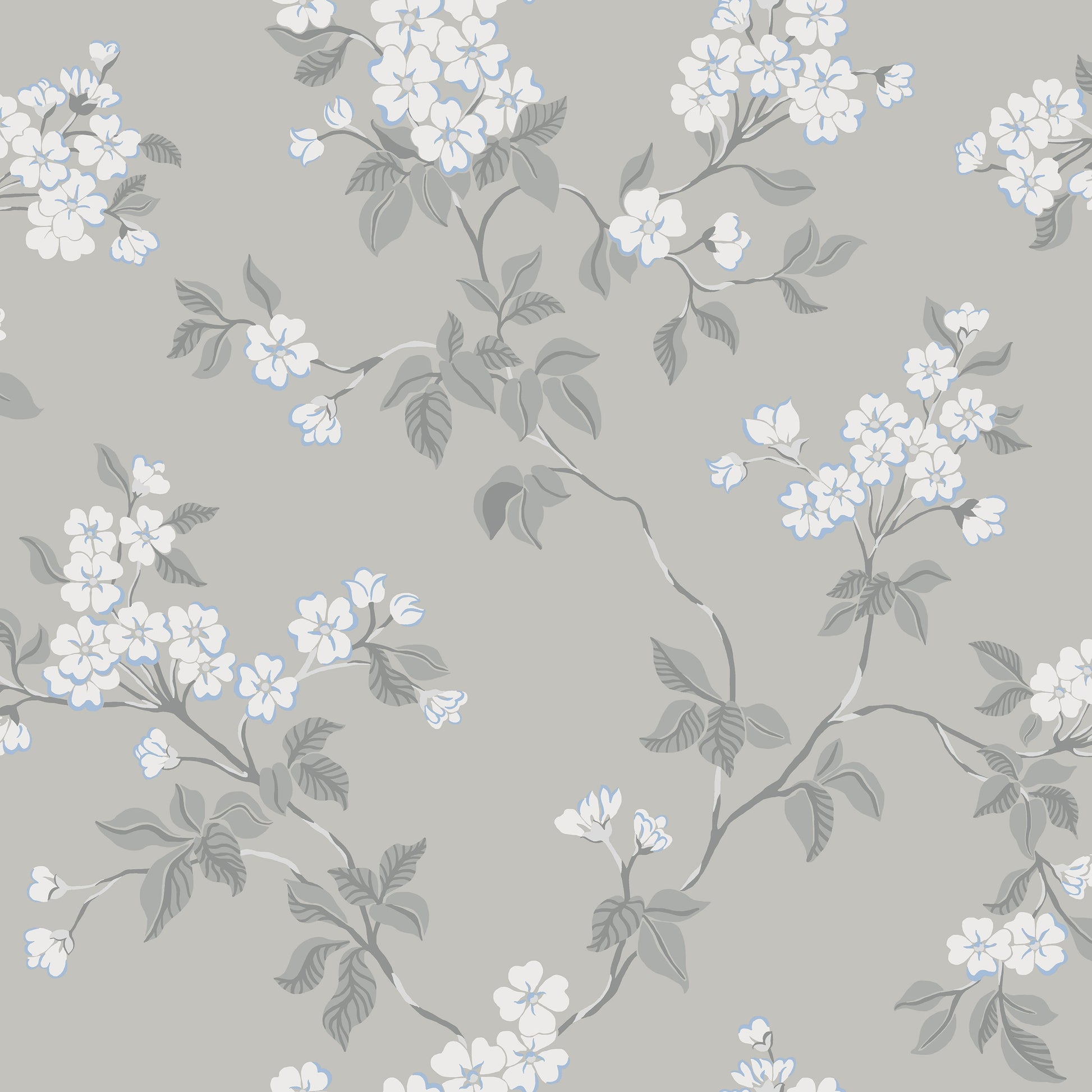 Grijs Botanisch - DU01-0679 - Image1 - Blommor & Blad - 679-01