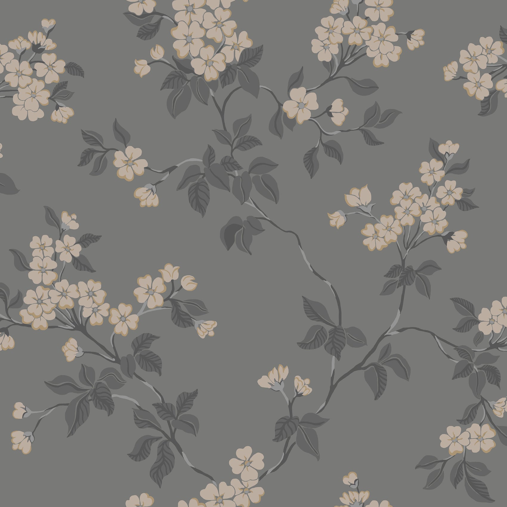 Grijs Botanisch - DU04-0679 - Image1 - Blommor & Blad - 679-04