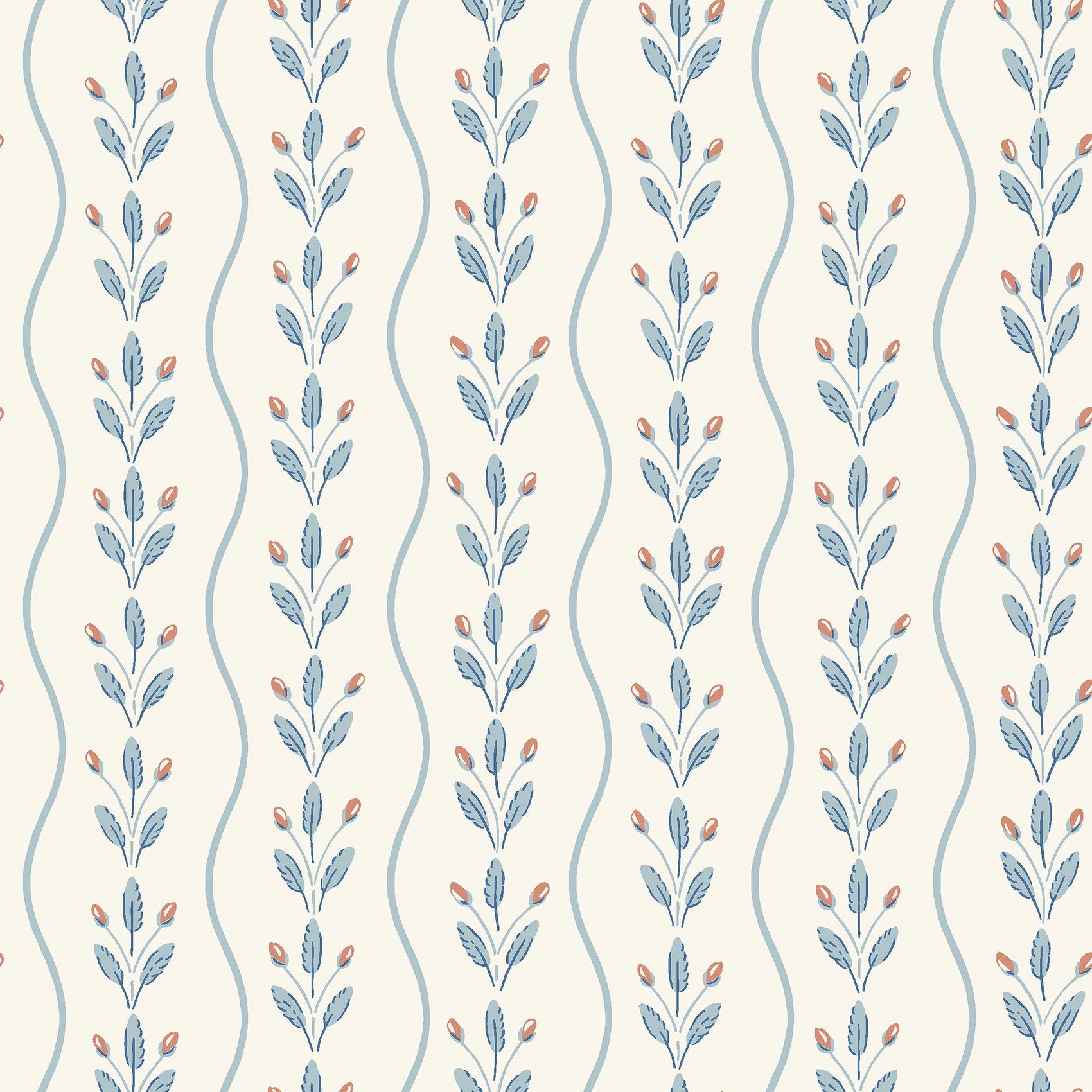 Blauw Botanisch - BS79-0177 - Image1 - Adorn - 7779