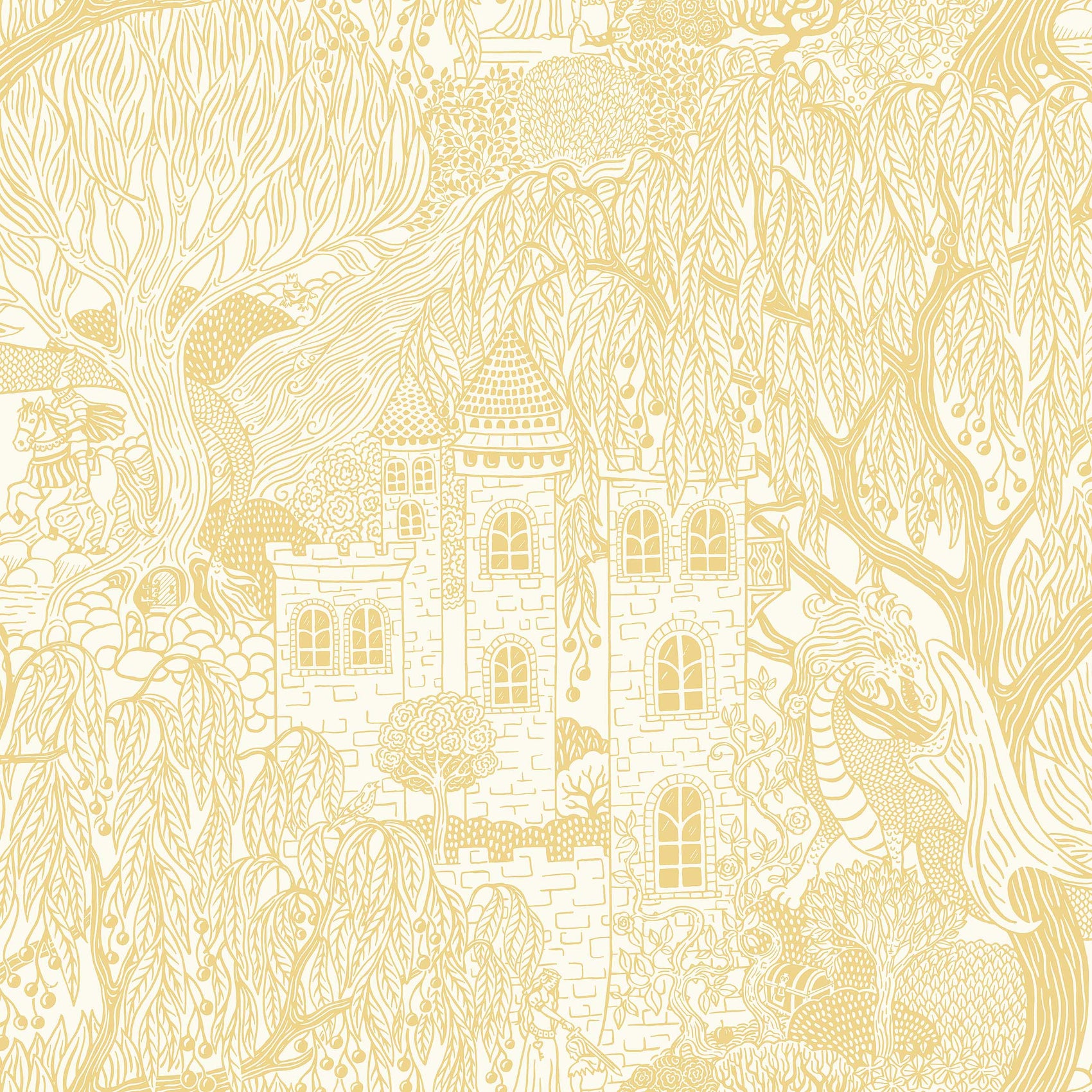 Wit Toile de Jouy - BS45-0181 - Image1 - Fairyland - 8145