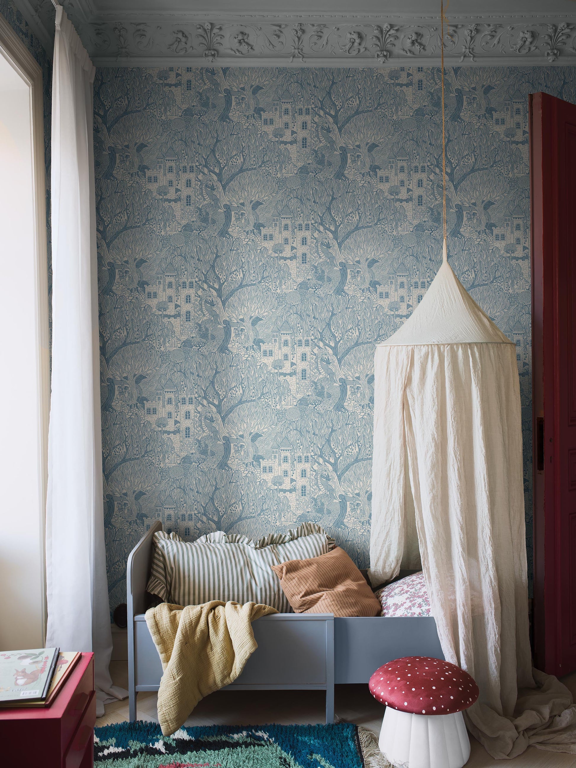 Wit Toile de Jouy - BS47-0181 - Image2 - Fairyland - 8147