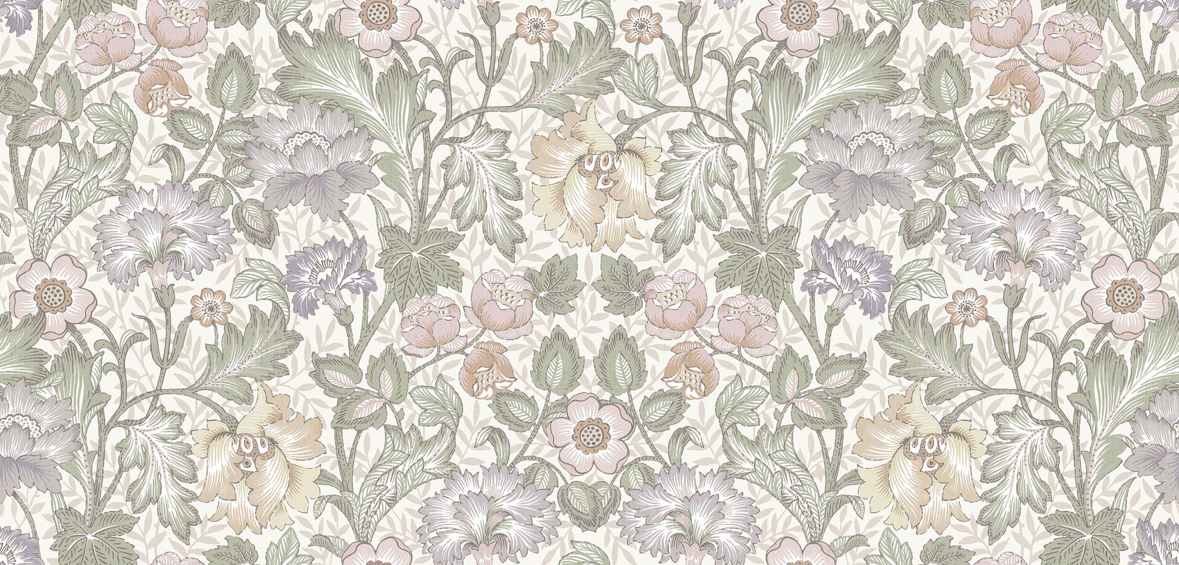 Arts & Crafts Bloemen Groen BS4W-2970