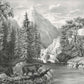 Amerikaanse grizzlybeer bij bergmeer NH250008