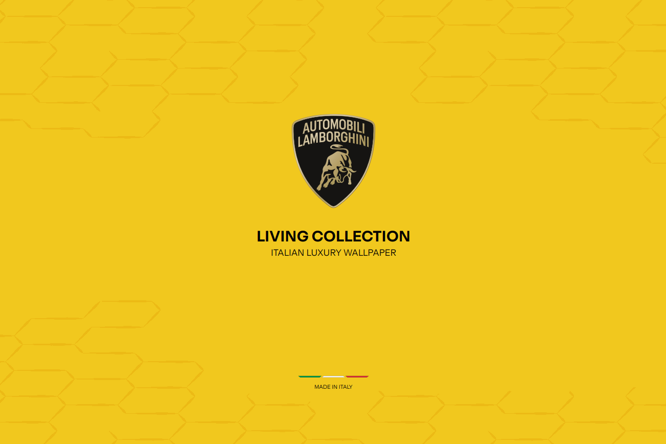 ZM41-0812 - Grafisch Taupe Vinylbehang - Lamborghini