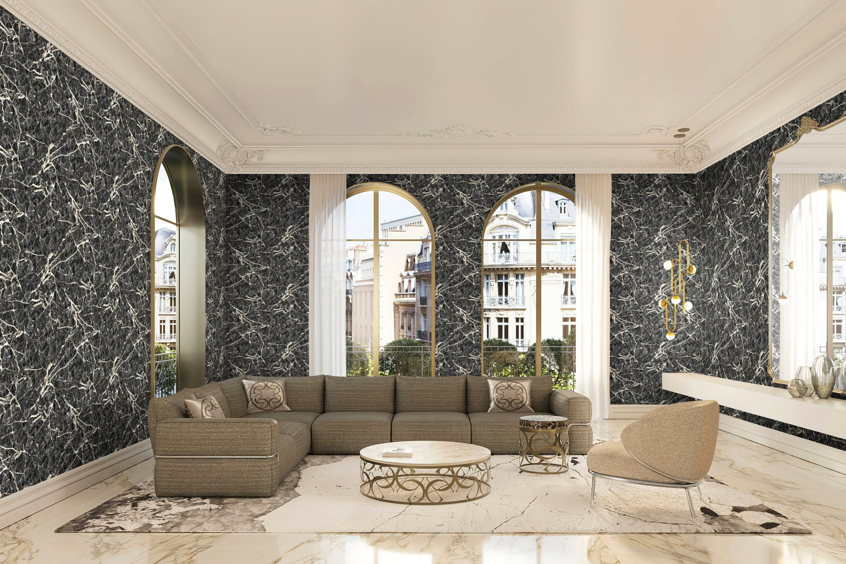 Grijs Marmer - ZM13-0934 - Image2 - Elie Saab 2 - Z34913