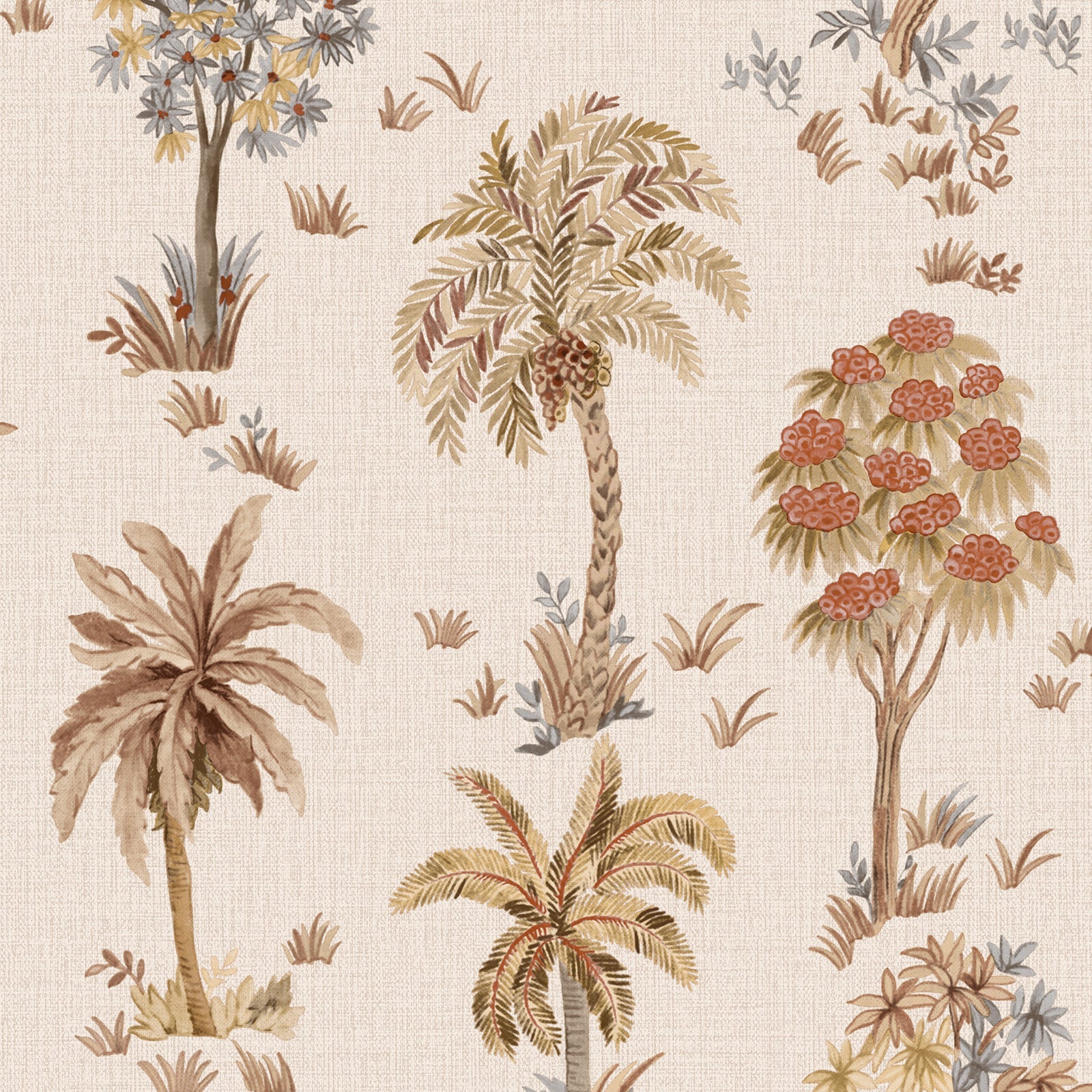 Beige Botanisch - ZM15-0770 - Image1 - Marrakesh - Z70715